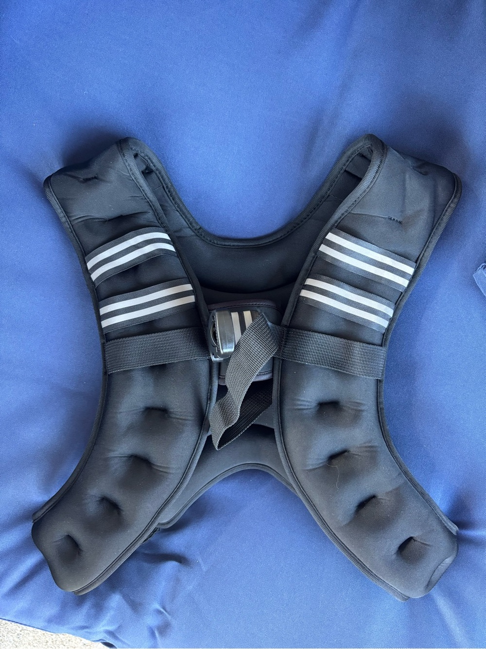 Zelus Black Weighted Vest - Adjustable Fitness Vest 12pounds